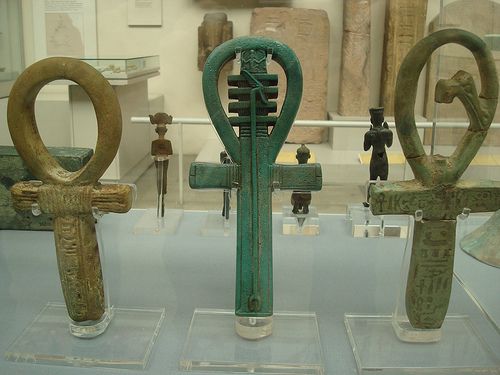 Ankhs, en el museo británico