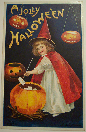 Postal de Halloween