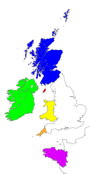Las seis naciones celtas